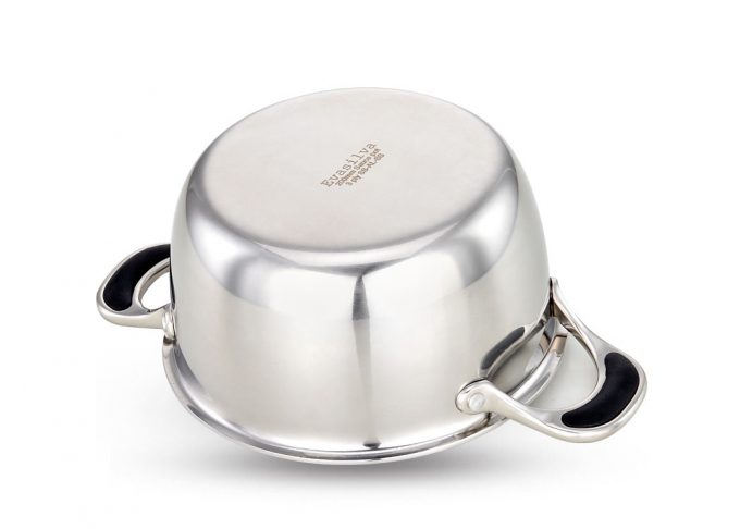 Evasilva Triply Cookware Sauce Pan (4.25 Litres)