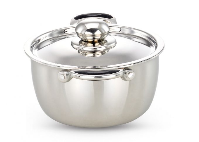 Evasilva Triply Cookware Sauce Pan (4.25 Litres)