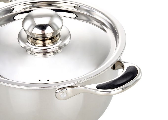 Evasilva Triply Cookware Sauce Pan (4.25 Litres)